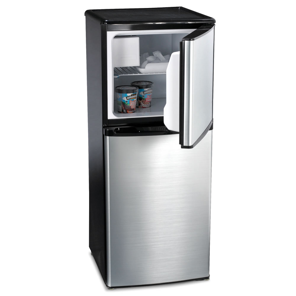 the-only-compact-refrigerator-with-ice-maker-hammacher-schlemmer