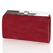 The Lady's Italian Leather Accordion Wallet (Aniline Dyed Cowhide).