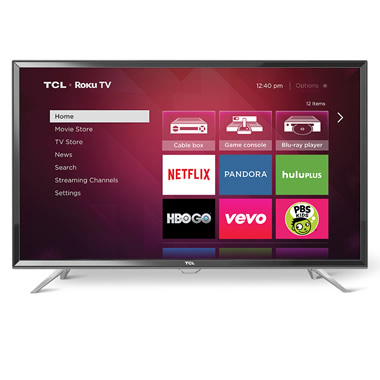 The Roku Enabled Smart TV.