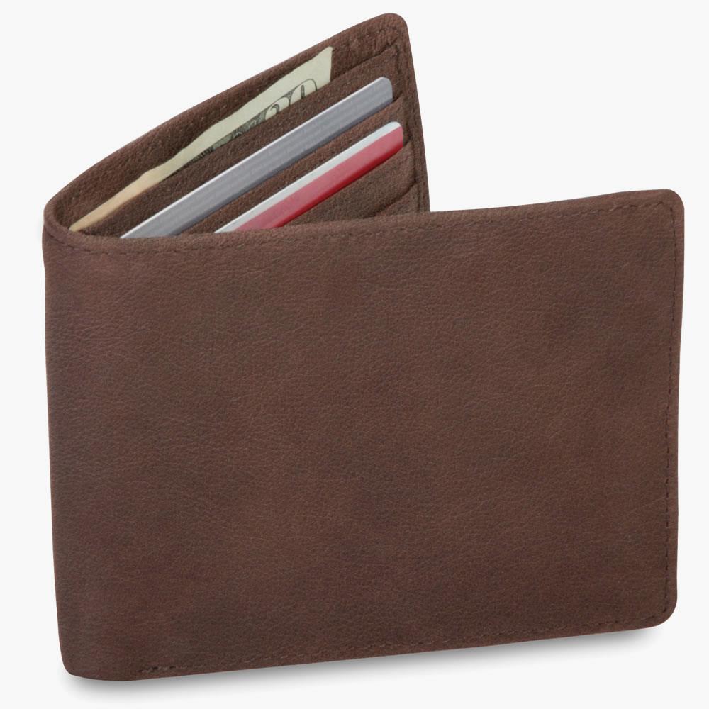 The Kangaroo Leather Wallet Hammacher Schlemmer