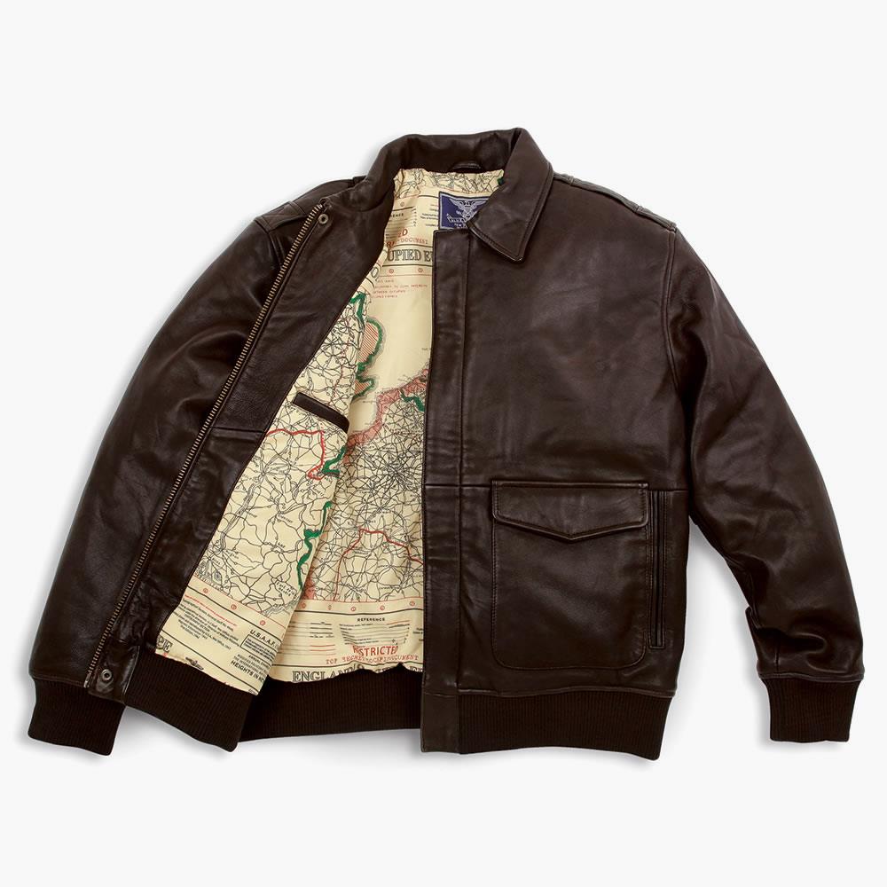 The Army Air Corps Leather Flight Jacket - Hammacher Schlemmer