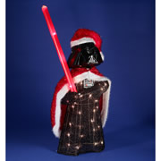 Illuminated Darth Vader Santa.