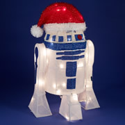 Illuminated R2D2 Santa.