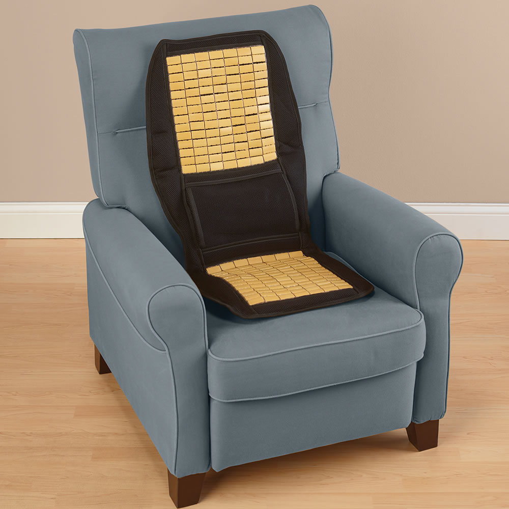The Any Surface Heated Massaging Seat Cushion - Hammacher Schlemmer
