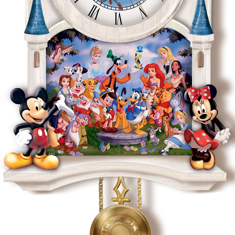 The Happiest Times Disney Cuckoo Clock Hammacher Schlemmer