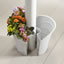 The Wrap Around Deck Post Planter Hammacher Schlemmer