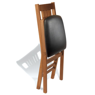The Mission Style Pair of Matching Folding Chairs