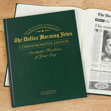 The Dallas Morning News Remember When Personalized Book