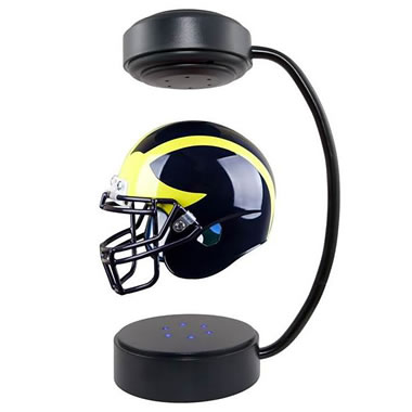 Collectible Levitating Football Helmet with Electromagnetic Stand