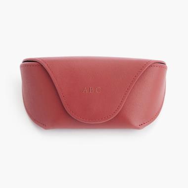 The Monogrammed Leather Sunglasses Case