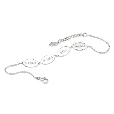 The Personalized Keepsake Bracelet (Four Discs)