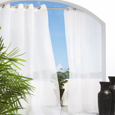 The Outdoor Antigua Curtains (Grommet Sheer - 54