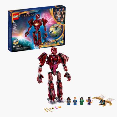 The LEGO Marvel The Eternals In Arishem's Shadow Playset