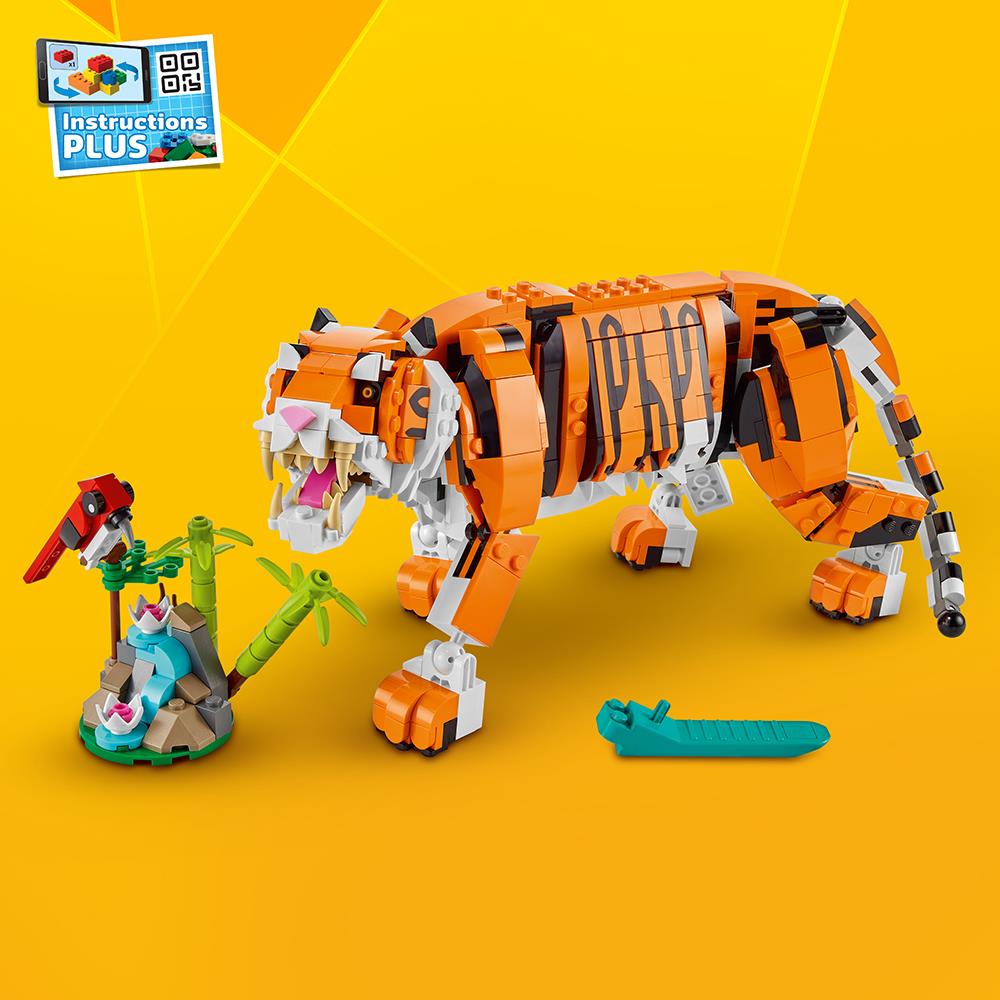 The LEGO Creator Majestic Tiger - Hammacher Schlemmer