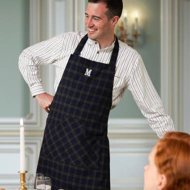 The Monogrammed Genuine Irish Flannel Apron