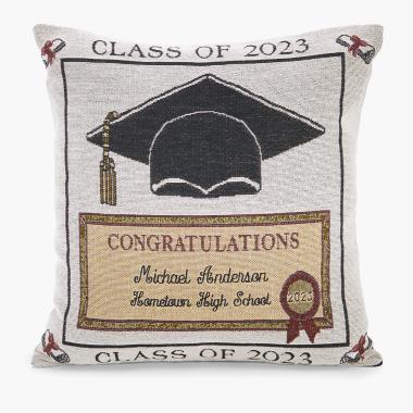 The Graduate's Woven Pillow (2023)