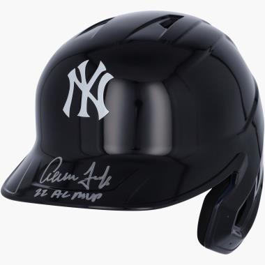 The Aaron Judge Autographed MVP Helmet
