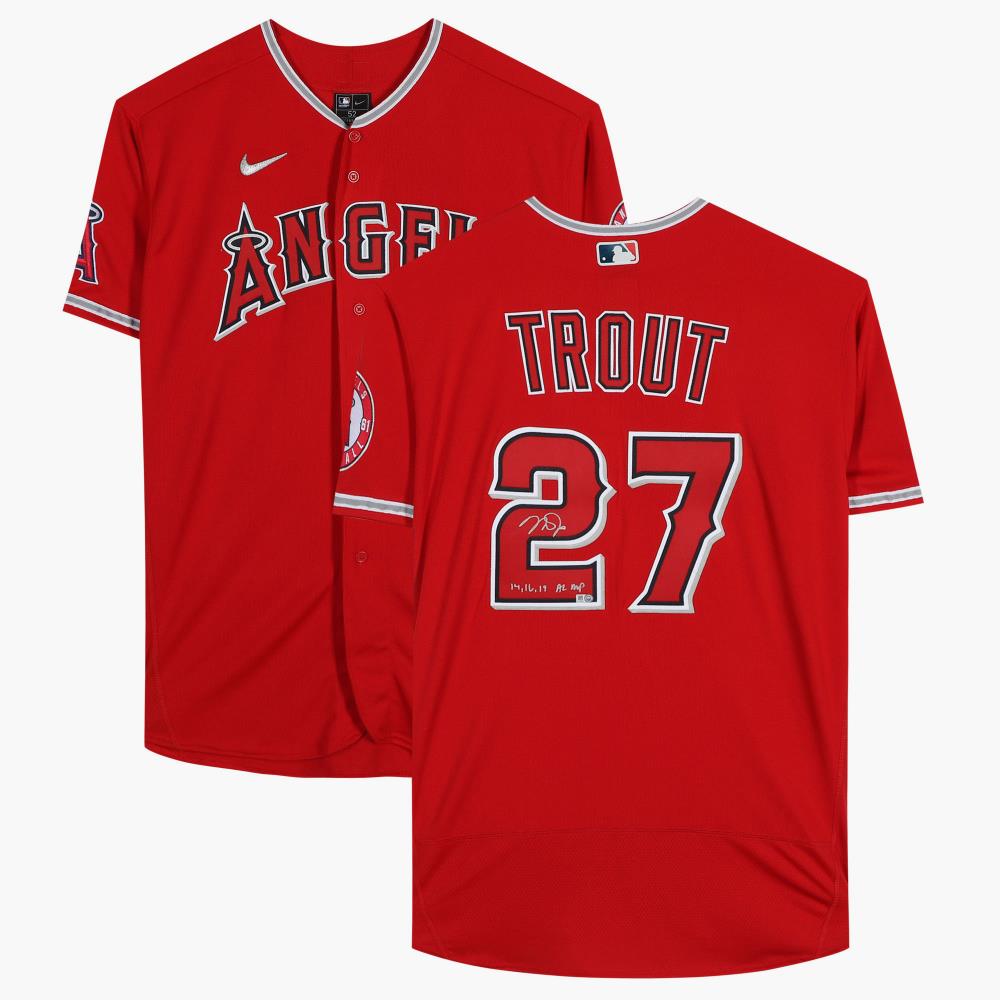 Mike Trout Autographed Los Angeles Angels Nike Jersey