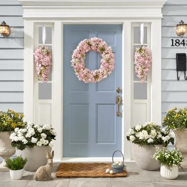 The Cordless Prelit Cherry Blossom Trim
