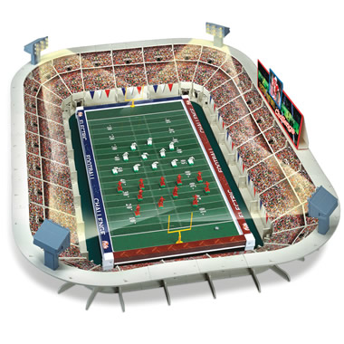 ToyDirectory® - Monday Night Football Game with Lighted Stadium from MIGGLE  TOYS INC