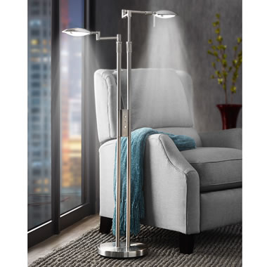 The Double Headed Adjustable Reading Lamp