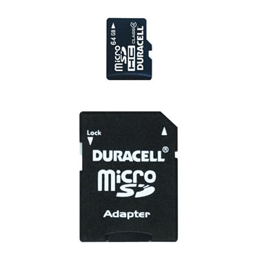 64 GB Micro SD Card with SD Adapter