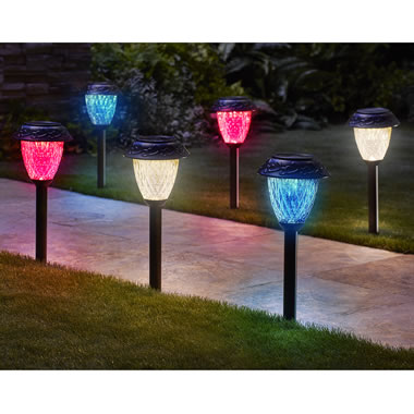 colored solar lights