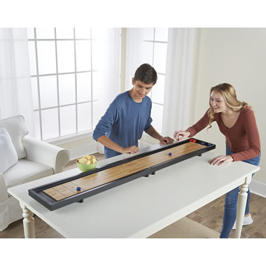 The Portable Tabletop Shuffleboard