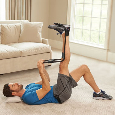 The Physiotherapist's Leg Stretcher