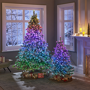 The Dancing Light Flocked Tree (7 1/2)