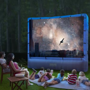 The 9 1/2' Outdoor Inflatable Movie Screen