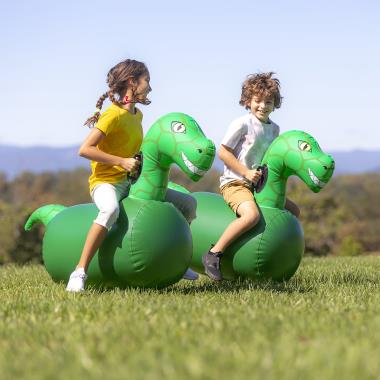 The Inflatable Bounce And Race Dinos