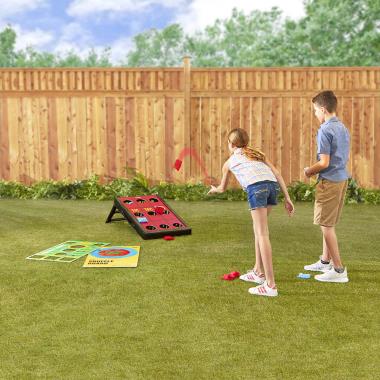 The Indoor/Outdoor 6-In-1 Bag Toss Game