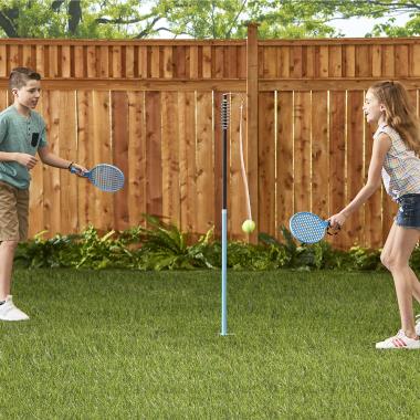 The Adjustable Height Tether Tennis Set