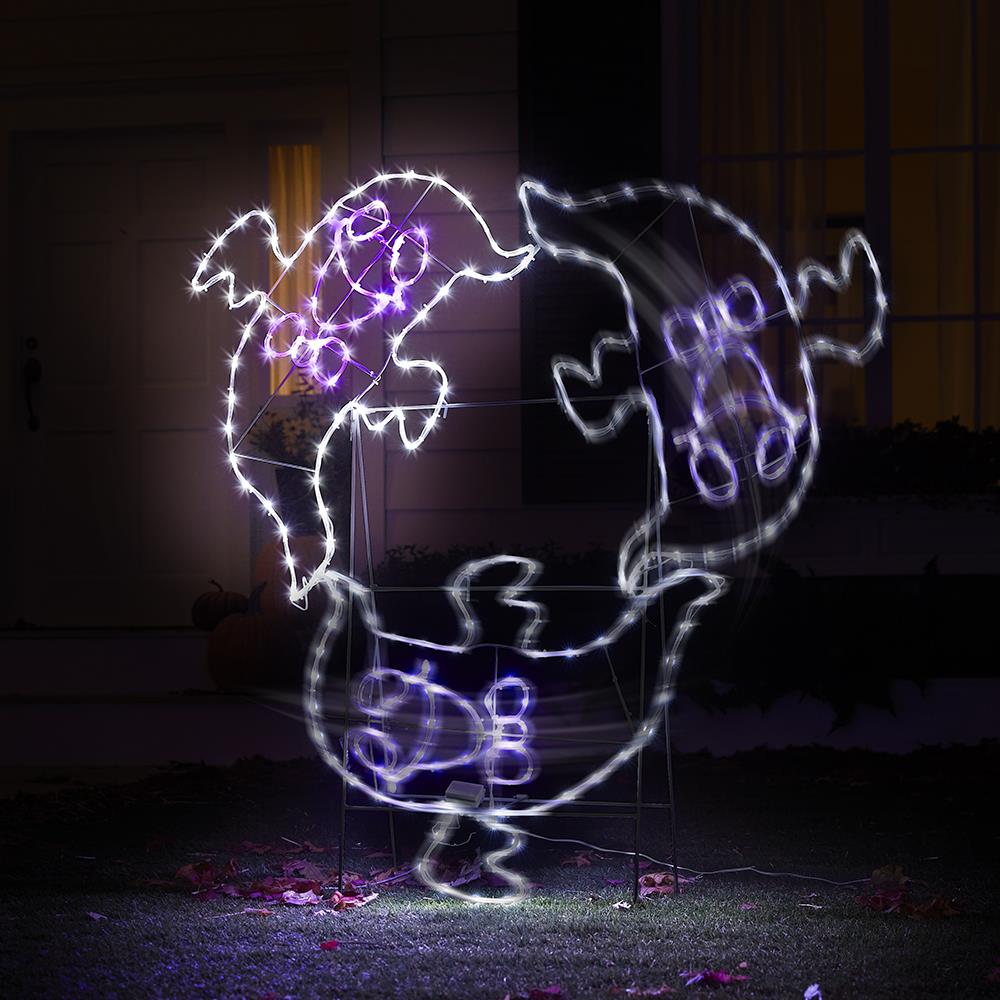 The LED Flying Gleeful Ghost - Hammacher Schlemmer