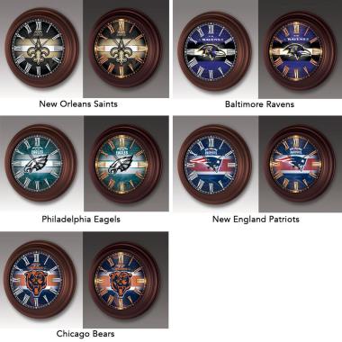 New Orleans Saints Round Wall Clock~NEW~NFL GEAR