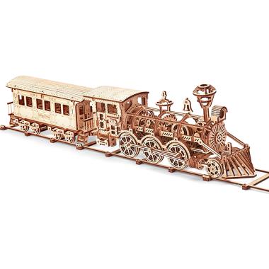The Working Wooden Locomotive Building Set