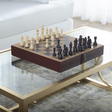 The King's Gambit Handcarved Chess Set