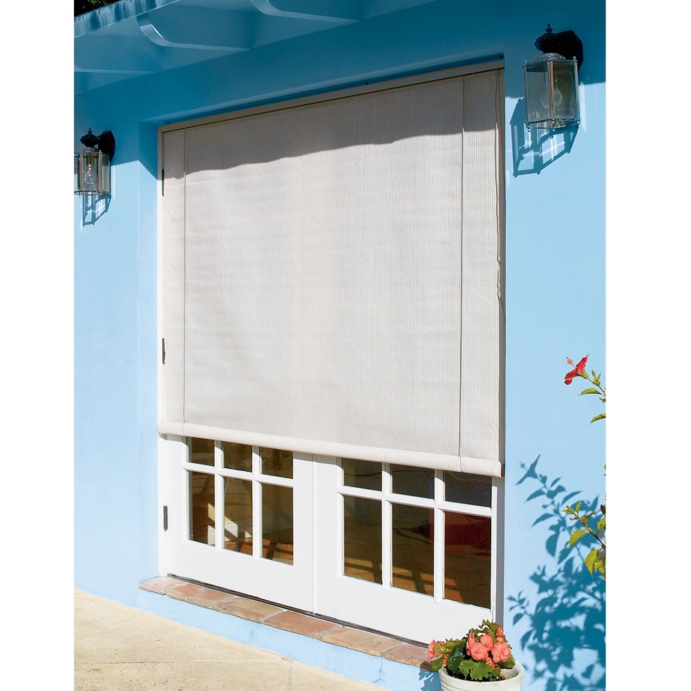 The Down Under 8 Foot Window/Door Shades   Hammacher Schlemmer 