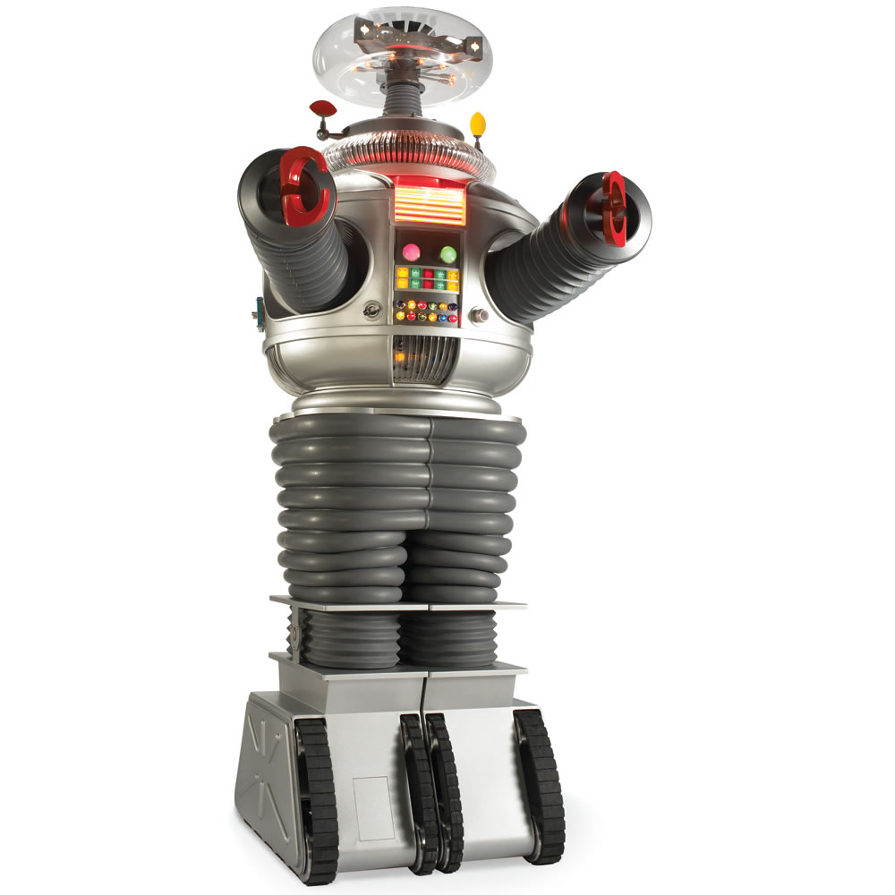 The Genuine Lost In Space B 9 Robot Hammacher Schlemmer