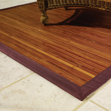 The Anji Mountain Non-Slip Bamboo Rug