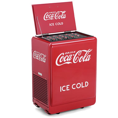 The Classic Coca-Cola Refrigerated Chest - Hammacher Schlemmer