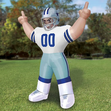 giant inflatable nfl players