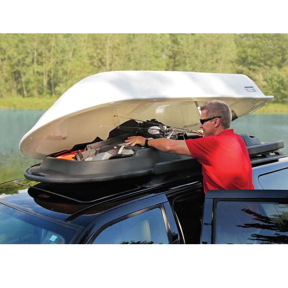 The Any Car Rooftop Soft Carrier - Hammacher Schlemmer