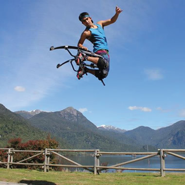 The 10 Foot High Jumping Stilts