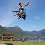 The 10 Foot High Jumping Stilts - Hammacher Schlemmer