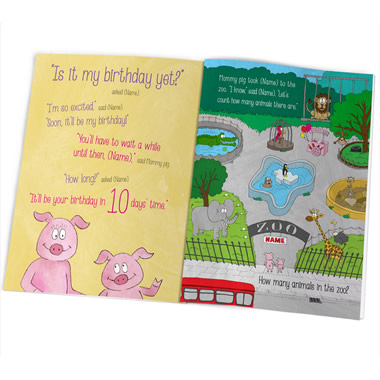 Personalized Children's Birthday Book