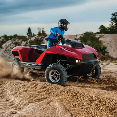 The Amphibious ATV - Hammacher Schlemmer