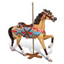 The Genuine 1902 E. Joy Morris Carousel Horse - Hammacher Schlemmer