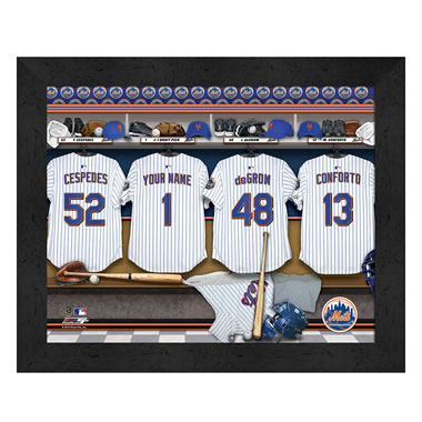 The MLB Fanatic's Personalized Locker Room Print